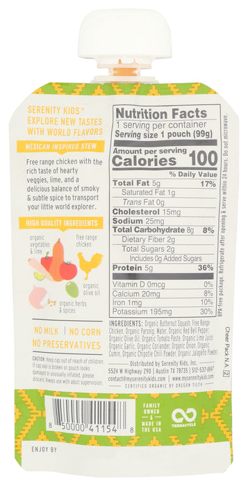 Baby Food, Chicken Mexican Stew, 3.5 oz