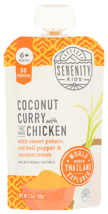 Baby Food, Coconut Curry with Chicken, 3.5 oz