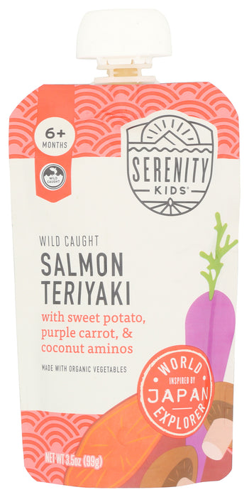 Baby Food, Salmon Teriyaki, 3.5 oz