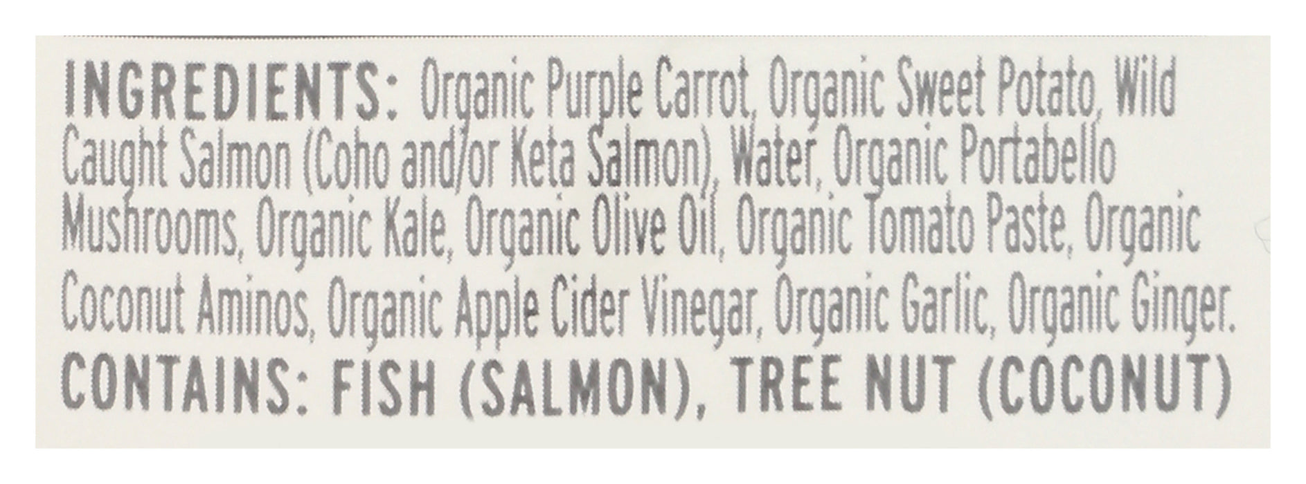 Baby Food, Salmon Teriyaki, 3.5 oz
