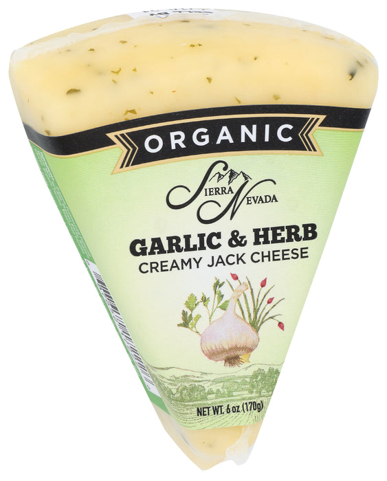 Garlic & Herb Creamy Jack Cheese, Org,