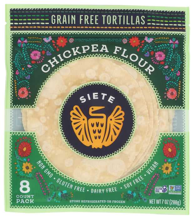 Chickpea Flour Tortillas, GF, 7 oz