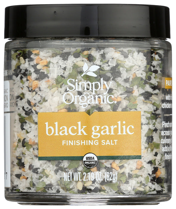Black Garlic Finishing Salt, Org, 2.19 oz