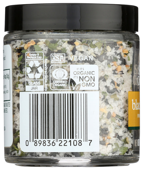 Black Garlic Finishing Salt, Org, 2.19 oz
