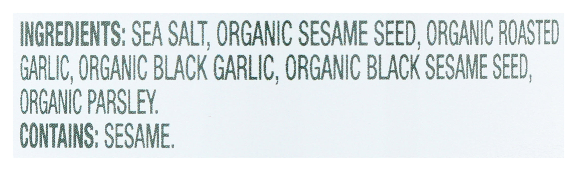 Black Garlic Finishing Salt, Org, 2.19 oz