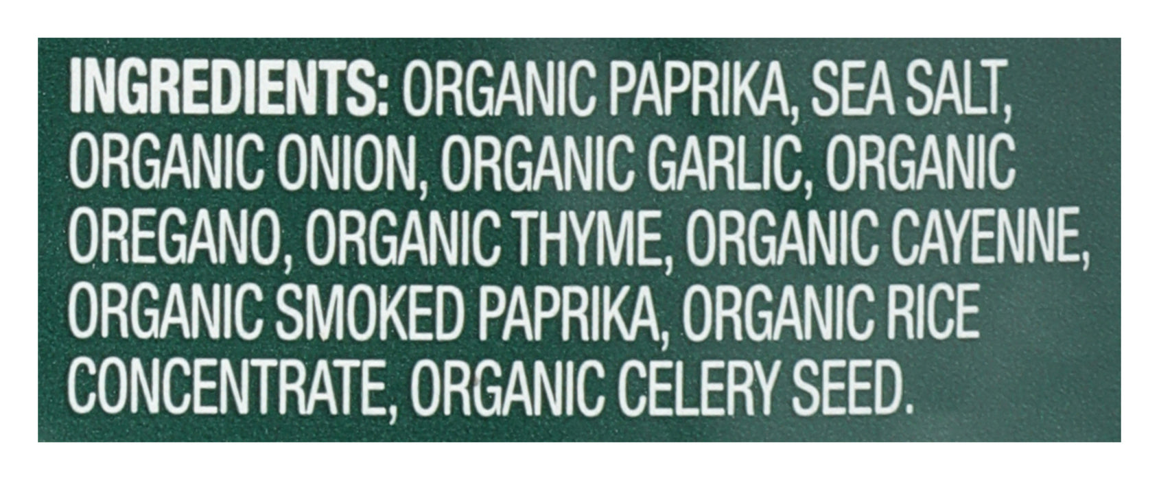 Cajun Dry Rub, GF Org, 0.88 oz