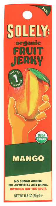 Fruit Jerky, Mango, Org, 0.8 oz
