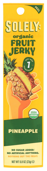 Fruit Jerky, Pineapple, Org, 0.8 oz