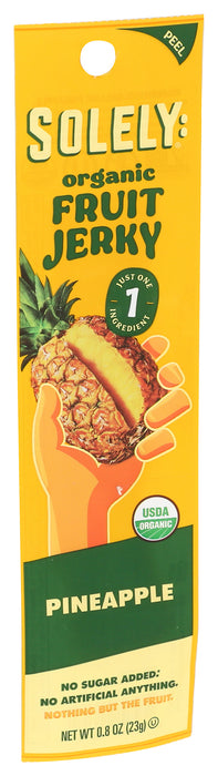 Fruit Jerky, Pineapple, Org, 0.8 oz