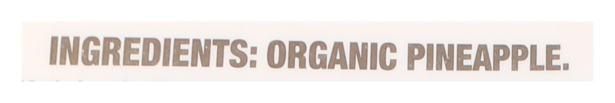 Fruit Jerky, Pineapple, Org, 0.8 oz