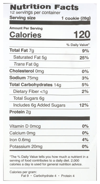 Chocolate Chunk Cookie Dough, Low Sugar GF DF, 12 oz