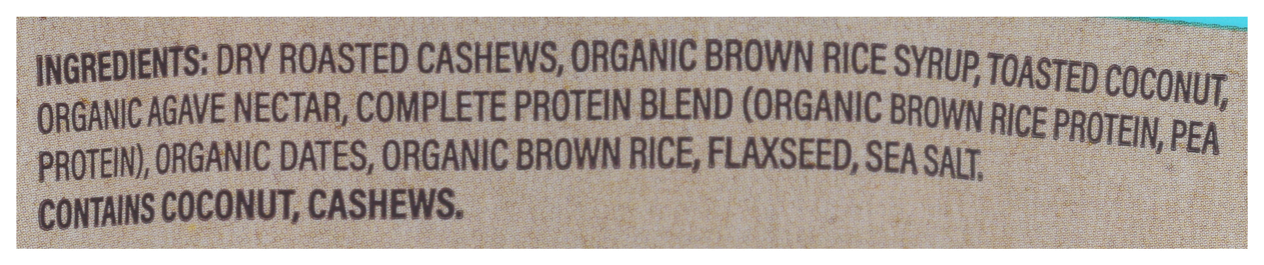 Coconut Cashew Bites, GF, 4 oz
