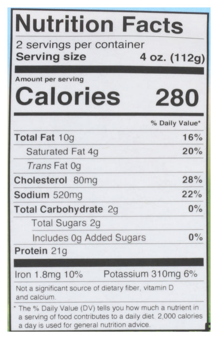 Uncured Beef Brisket Bacon, ABF, 8 oz