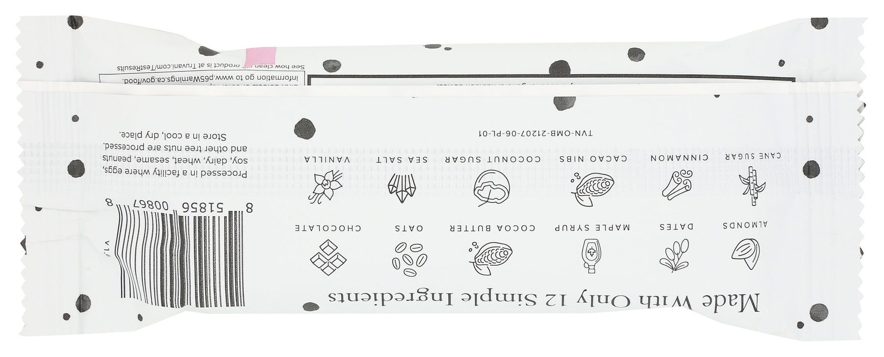 The Only Bar, Oatmeal Chocolate Chip, Org, 1.76 oz