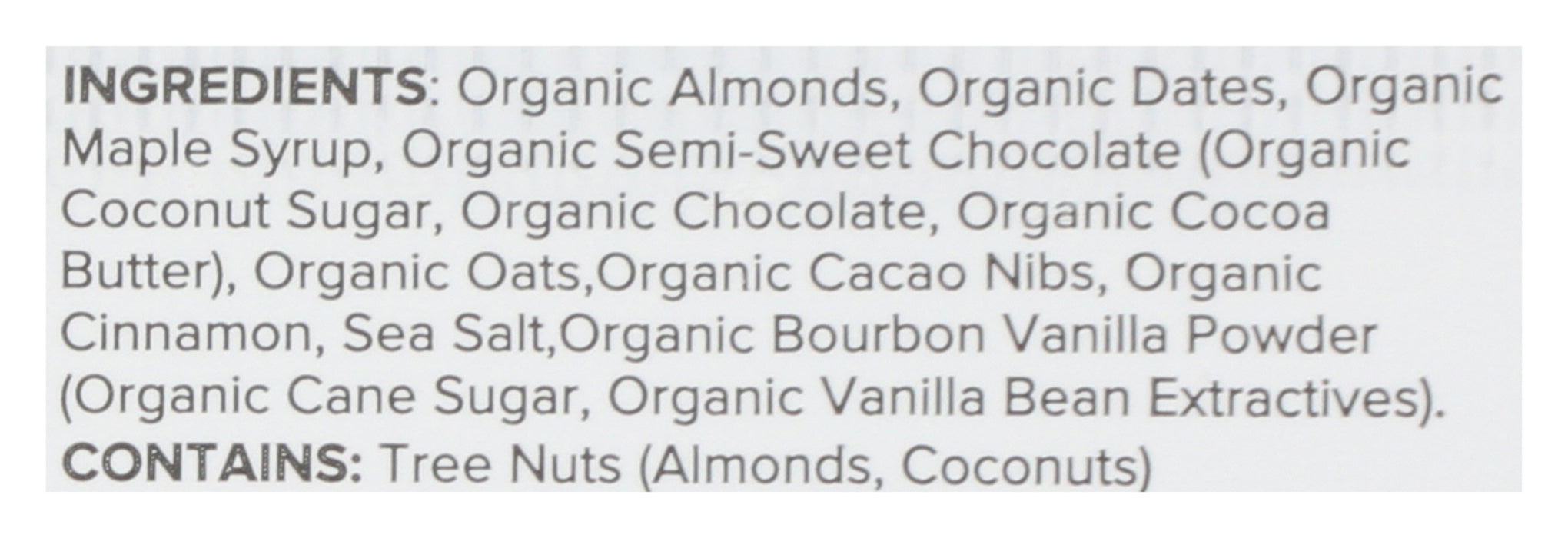 The Only Bar, Oatmeal Chocolate Chip, Org, 1.76 oz