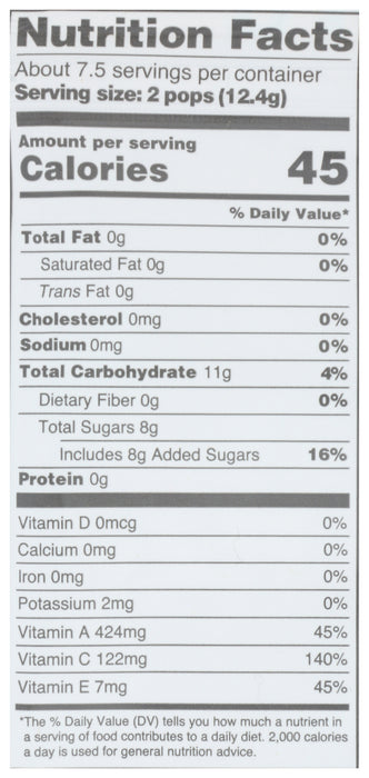 Elderberry Lollipops 15ct, Org, 3.3 oz