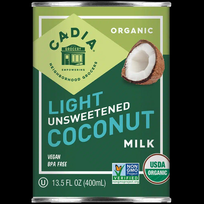 Light Coconut Milk Unsweetened, Org, 13.5 floz
