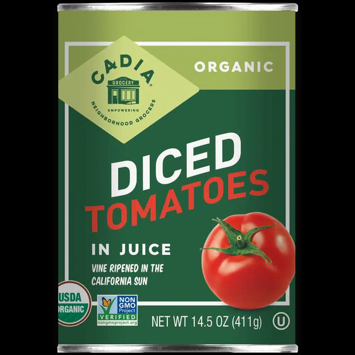 Diced Tomatoes in Juice, Org, 14.5 oz
