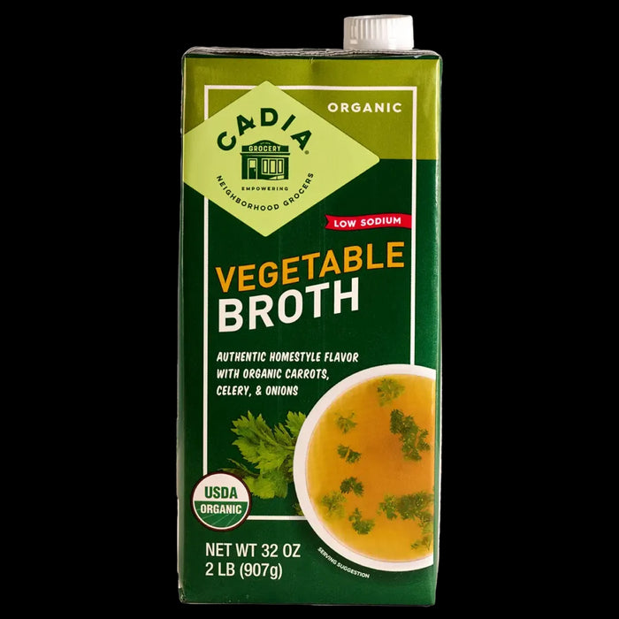 Vegetable Broth - Low Sodium, Org, 32 floz