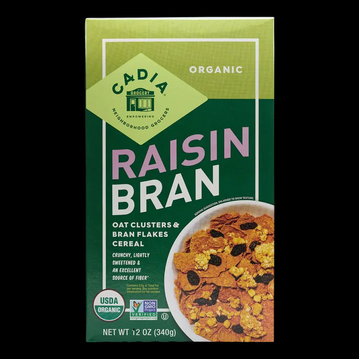 Raisin Bran Clusters and Flakes Cereal, Org, 12 oz