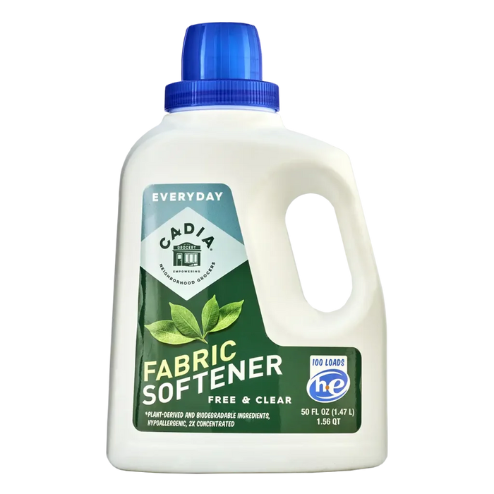 Fabric Softener, Free & Clear, 50 floz