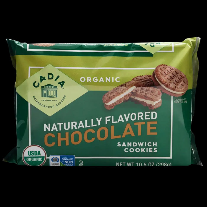 Chocolate Sandwich Cookies, Org, 10.5 oz