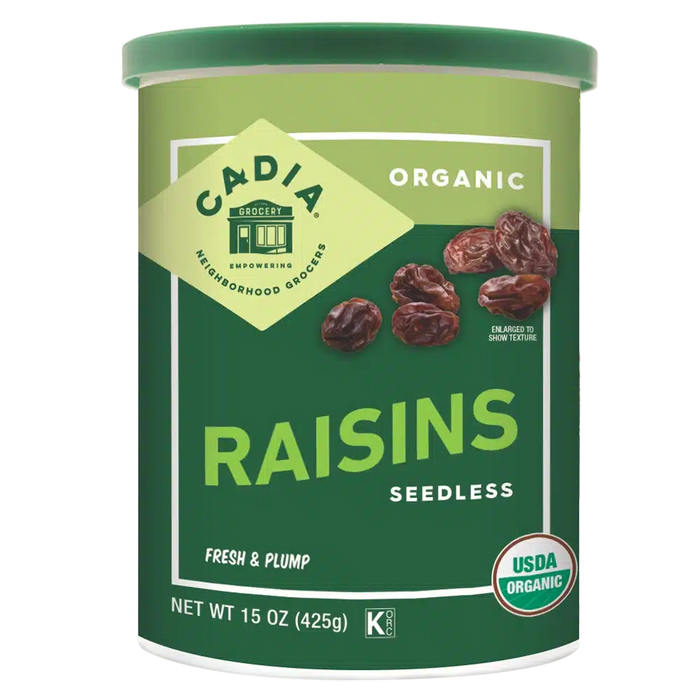 Thompson Raisins, Org, 15 oz