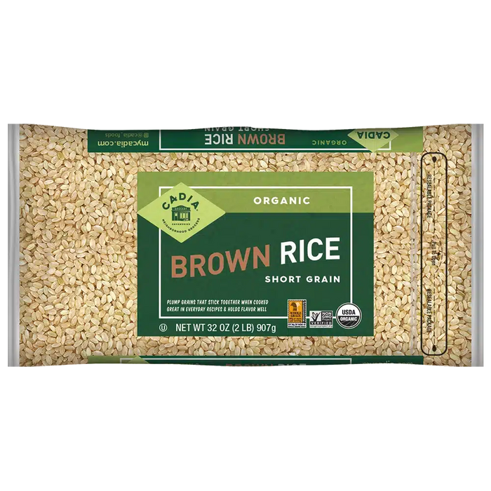 Short Grain Brown Rice, Org, 32 oz