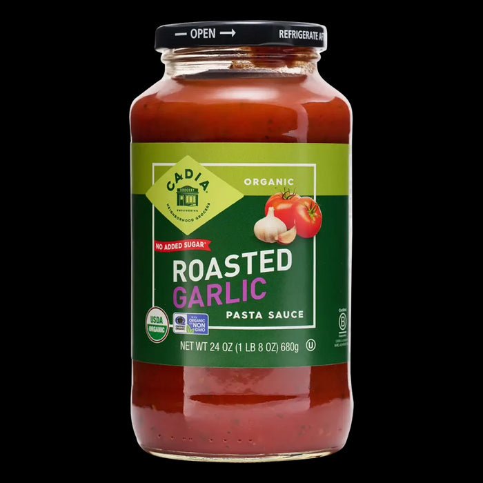 Roasted Garlic Pasta Sauce, Org, 24 oz