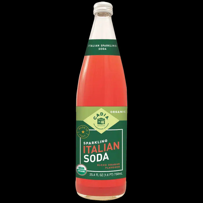 Blood Orange Sparkling Italian Soda, Org, 25.4 floz