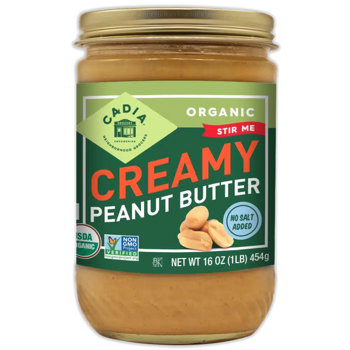 Creamy Peanut Butter, NS, Org, 16 oz