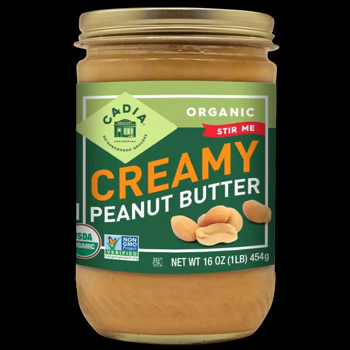 Creamy Peanut Butter, Org, 16 oz