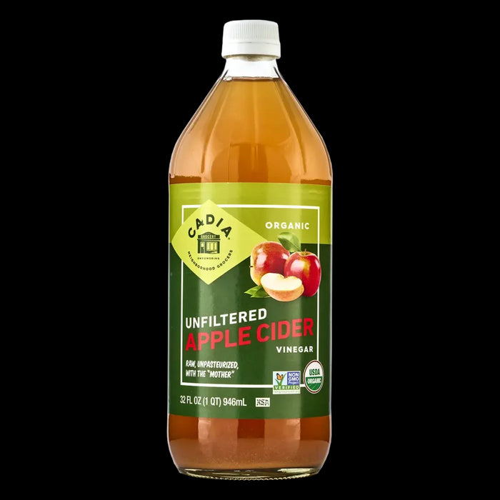 Unfiltered Apple Cider Vinegar, Raw Org, 32 floz