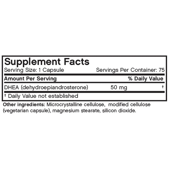 DHEA 50mg, 75vcap