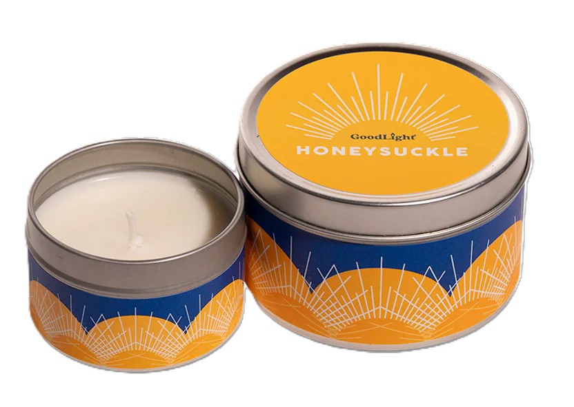 Candle, Tin, Honeysuckle, 2 oz
