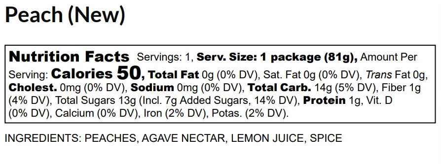 Pop, Fresh Peach, 3.2 oz