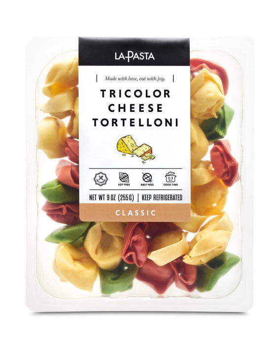 Tricolor Cheese Tortelloni, 9 oz