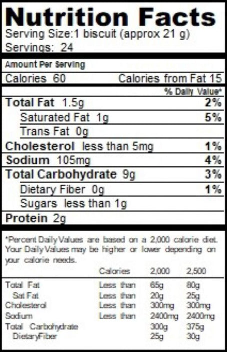 Tea Biscuits, GF, 18 oz