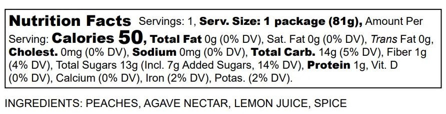 Pop, Fresh Peach, 3.2 oz