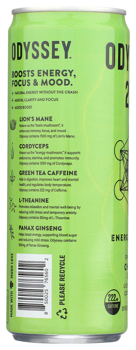 222 Sparkling Mushroom Elixir Cherry Lime, 12 fl oz