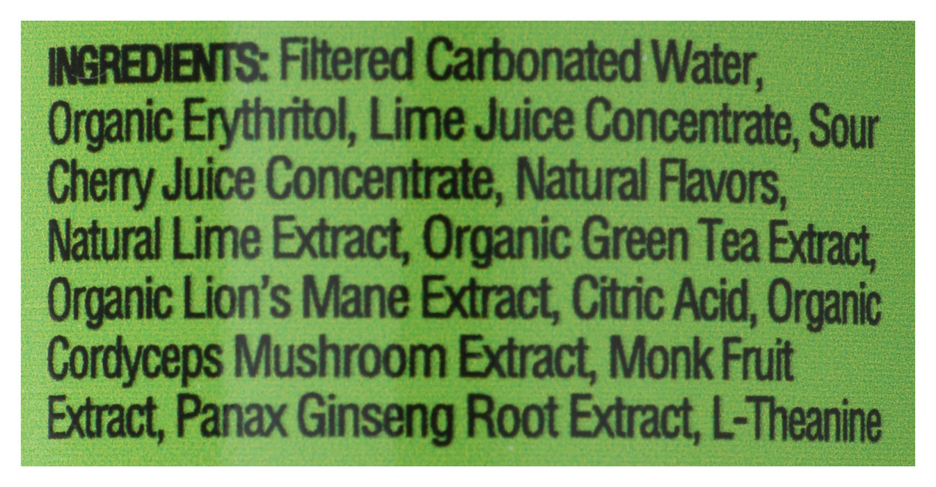 222 Sparkling Mushroom Elixir Cherry Lime, 12 fl oz