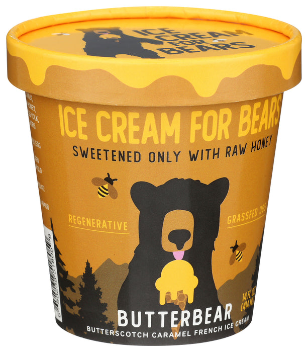 Ice Cream Sweetened with Honey, Butterscotch Caramel, 14 fl oz