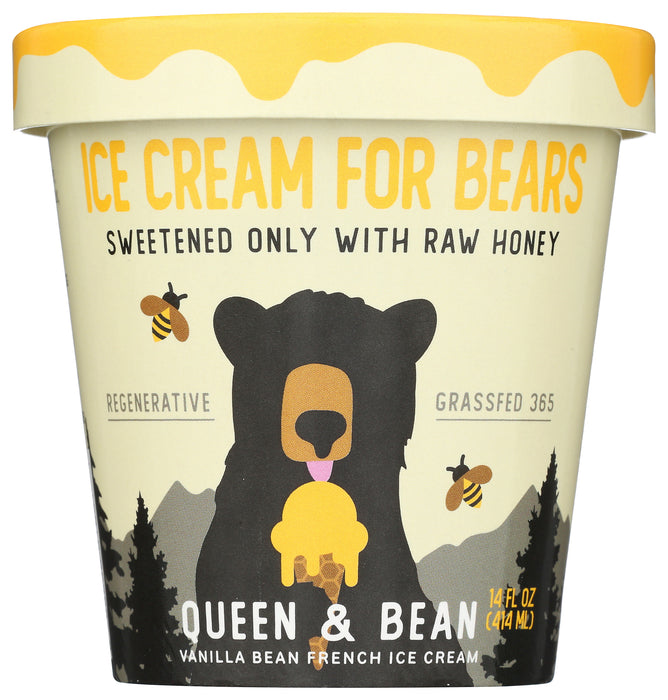 Ice Cream Sweetened with Honey, Vanilla Bean, 14 fl oz