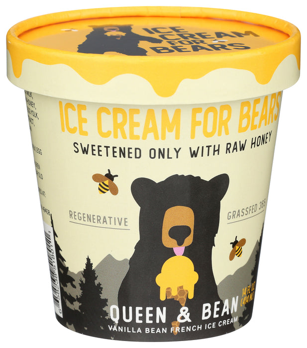 Ice Cream Sweetened with Honey, Vanilla Bean, 14 fl oz