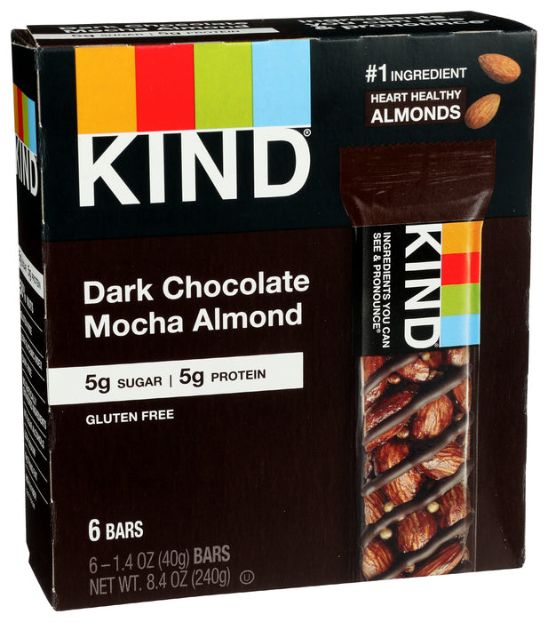 Dark Chocolate Mocha Almond Bar, 1.4 oz