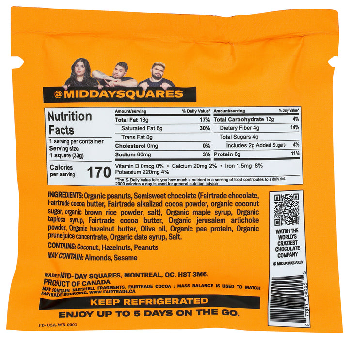 Chocolate Peanut Butta Bar, 1.16 oz