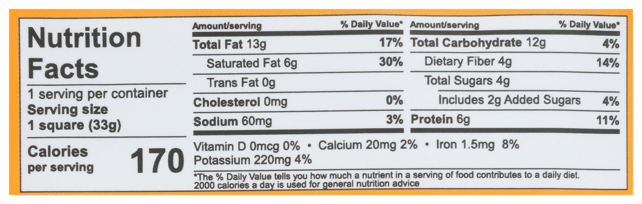 Chocolate Peanut Butta Bar, 1.16 oz