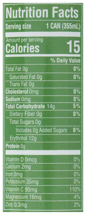 Revive Sparkling Mushroom Elixir, Yuzu Lime, 12 fl oz