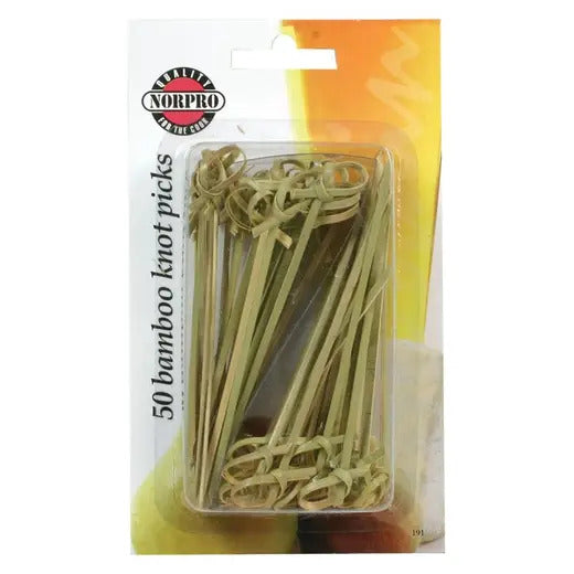Bamboo Knot Picks, 50 ct