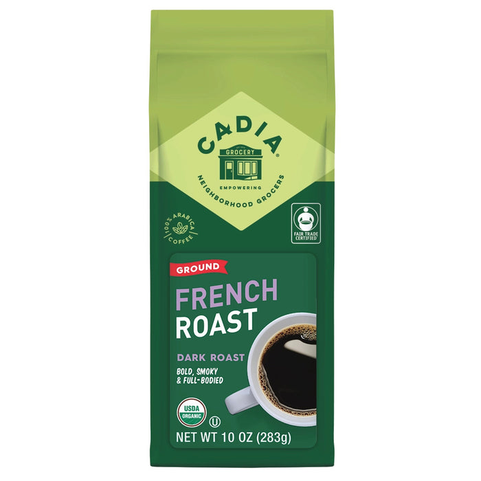 French Roast Dark Roast Coffee Ground, Org, 10 oz